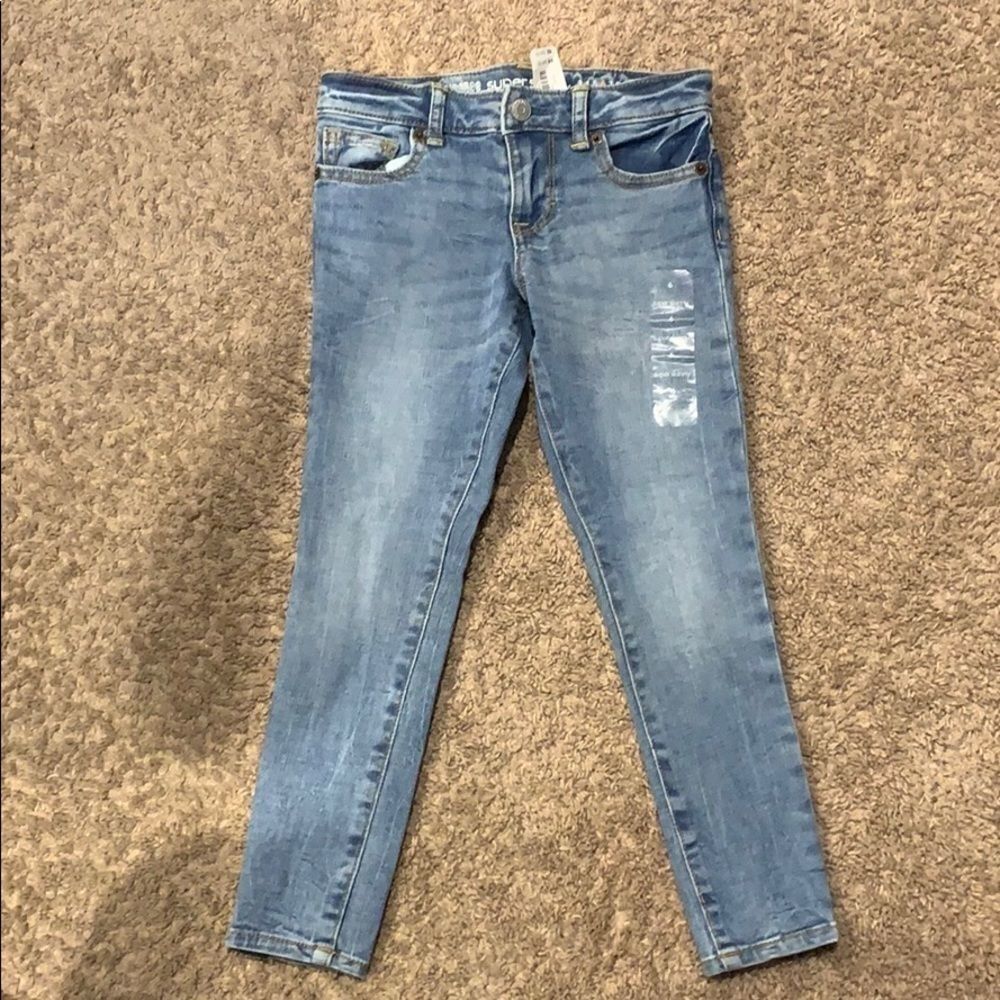 NWT Gymboree girls Super skinny blue jeans size 6.